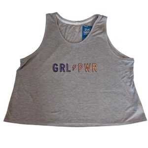Brooks Girl Power Gray Tank Top XXL NWT